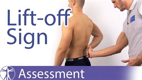 subscapularis tear lift off test|shoulder lift off sign.